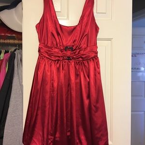 Red Silk Dress